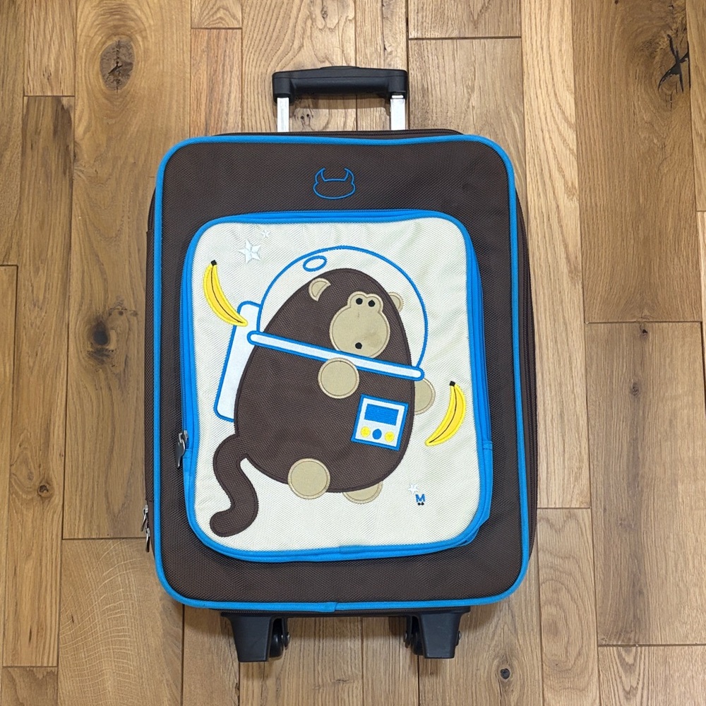 Beatrix NY Deiter monkey kids suitcase